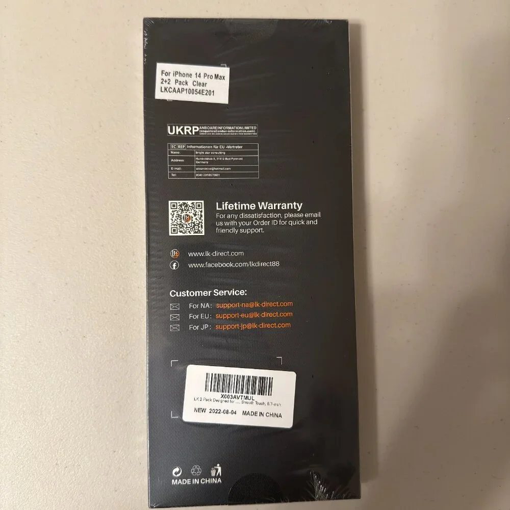 iphone 14 pro max 2 pack clear screen protector